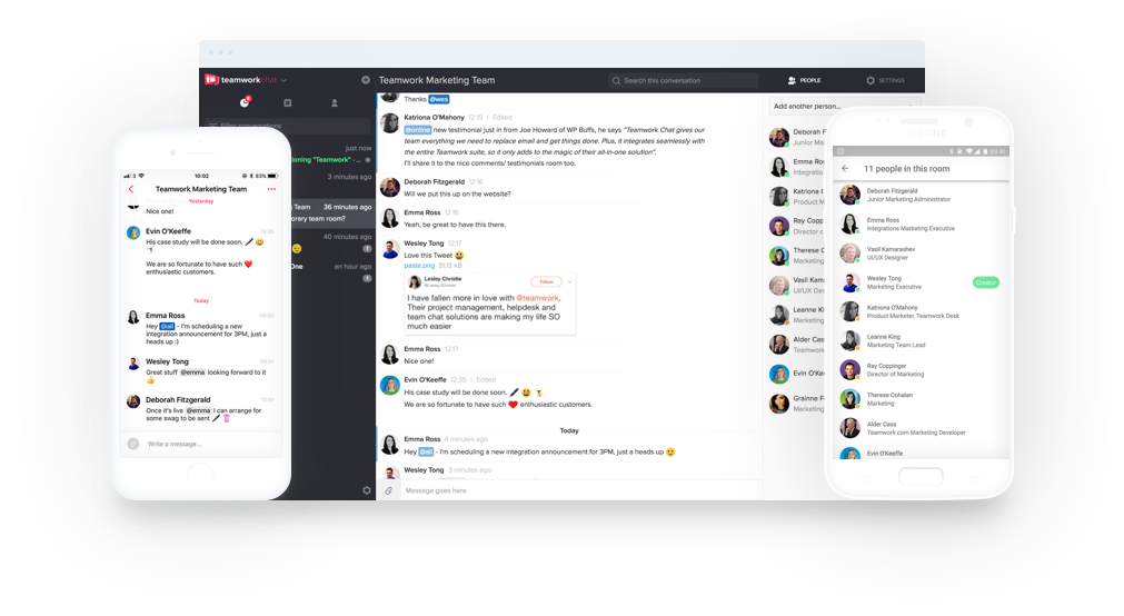 Features Teamwork Chat