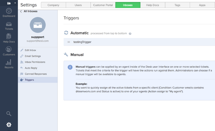Automated Triggers