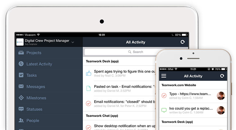 Teamwork Projects for iOS