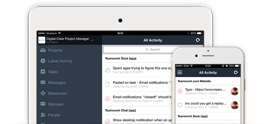 Teamwork Projects for iOS