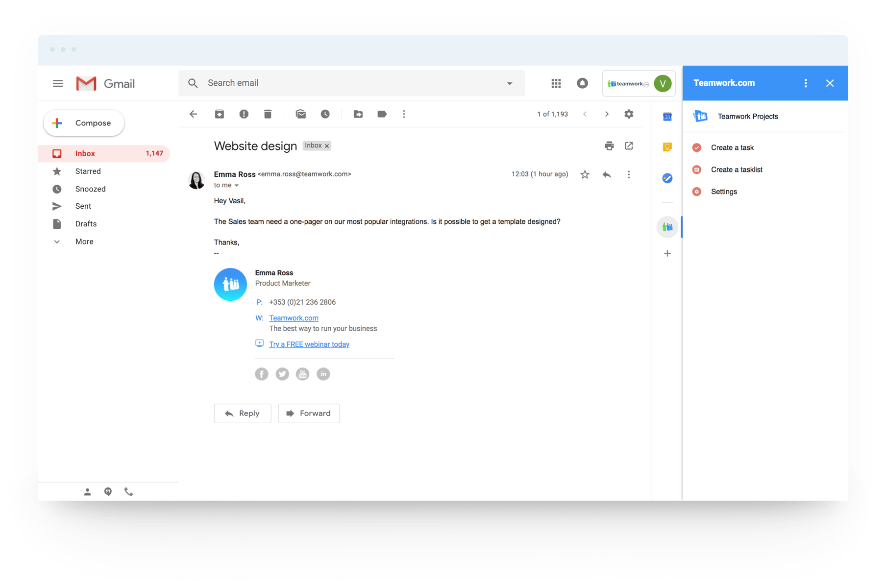 Manage decisions from your inbox